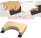  Mũi phay thẳng 2 bi : 1/4*1/2*25 