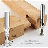  Mũi phay xoắn Spiral 6 * 45-100 Colet 6.35mm 