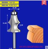  Mũi phay chỉ dương liễu TIDEWAY 1/4*1/2 