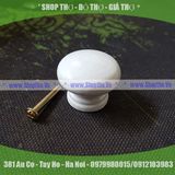  Núm gỗ màu trắng sơn bóng 35*27mm 