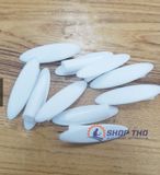  Đầu bịt nhựa khoan chéo #1 - màu trắng (túi 100c) 