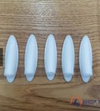  Đầu bịt nhựa khoan chéo #1 - màu trắng (túi 100c) 