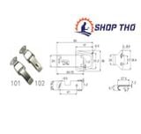  Khóa mỏ vịt, Khóa inox, Khóa Hộp , Khóa Hòm: SF102 inox 304 