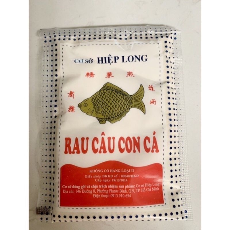 Bột rau câu con cá giòn Hiệp Long 25G