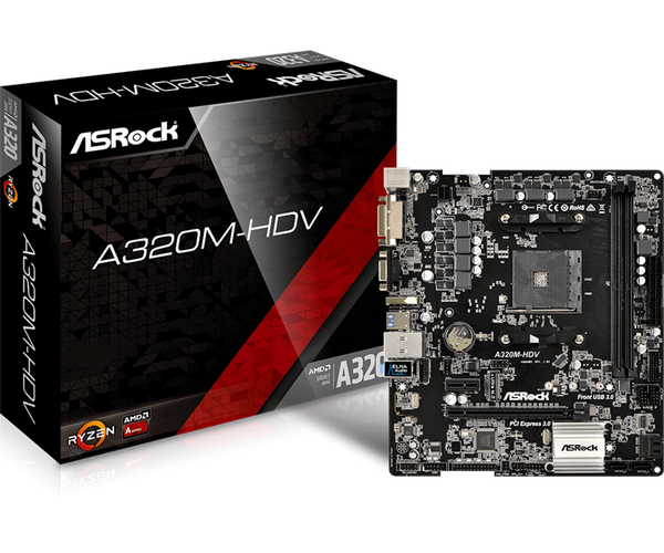 Main Asrock – A320M-HDV-socket AM4