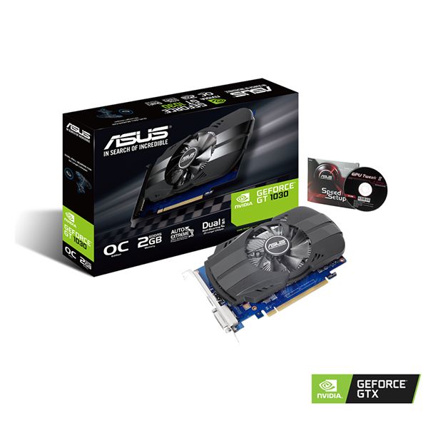 Card màn hình VGA ASUS PH-GT1030-O2G 2GB GDDR5