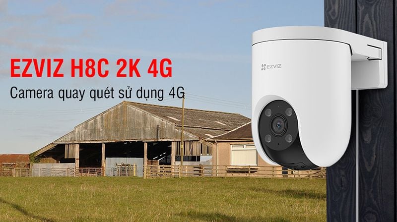 Camera WiFi quay quét thông minh EZVIZ H8C  2K 4G