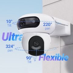 Camera mắt kép quay quét EZVIZ CS-H90 Dual 2K+ (4MP+4MP)
