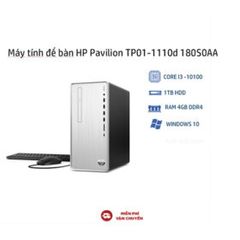 PC HP Pavilion 590-TP01-1110D 180S0AA (CPU i3-10100; Ram 4Gb; HDD 1Tb; DVD-RW; Win10; KB+M)