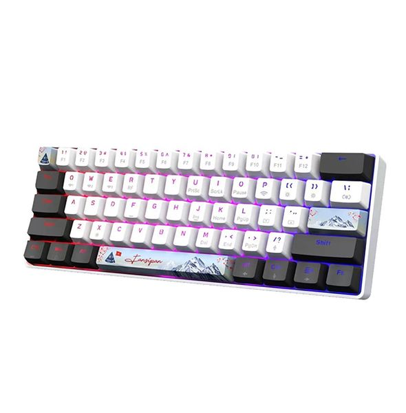 Bàn phím cơ E-DRA EK361W Snow Yellow Switch
