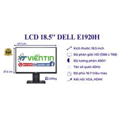 Màn hình Vi Tính LCD Dell E1920H 18.5 inch