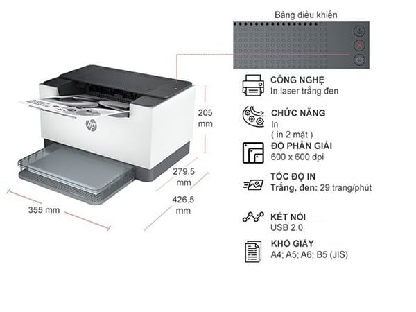 Máy In HP LaserJet M211d (9YF82A)