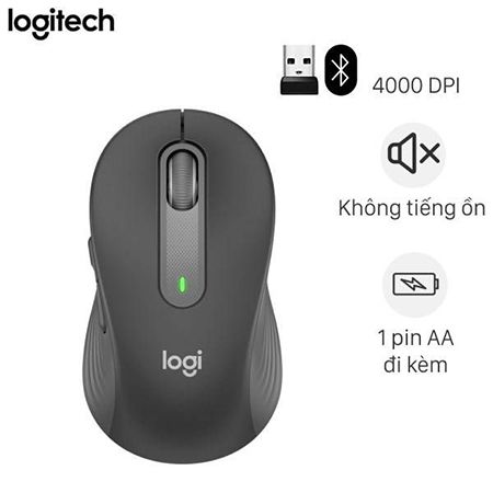 Chuột không dây Bluetooth Silent Logitech Signature M650
