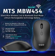 Chuột Sạc Không Dây Mytechsun MBW454 - SILENT