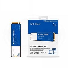 Ổ cứng SSD WD Blue SN580 NVMe 1TB PCIe Gen 4.0 (WDS100T3B0E)