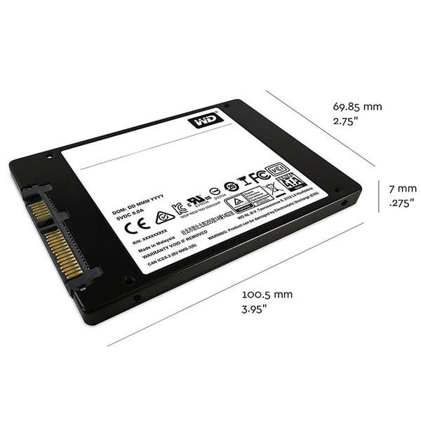 Ổ cứng SSD Western Green 480GB (WDS480G3G0A)