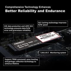 SSD Kingmax 500GB PQ4480 NVMe M.2 2280 PCIe Gen 4x4