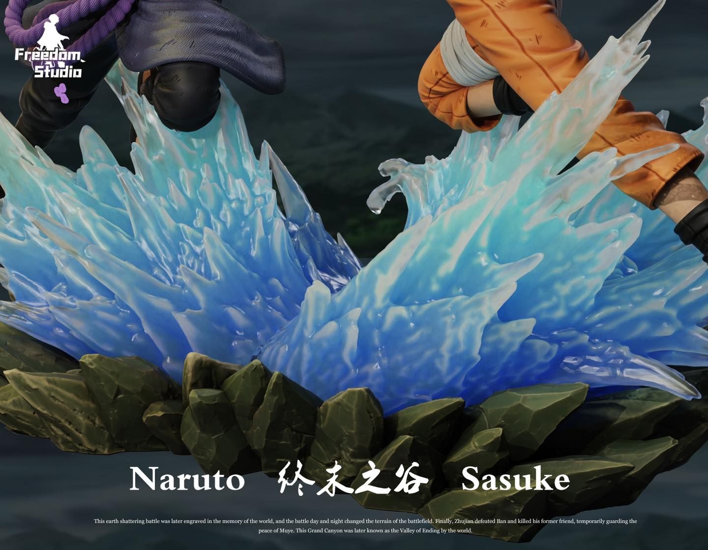 Freedom Studio Figure Naruto vs Sasuke - Freedom Studio – Flash Resin Shop