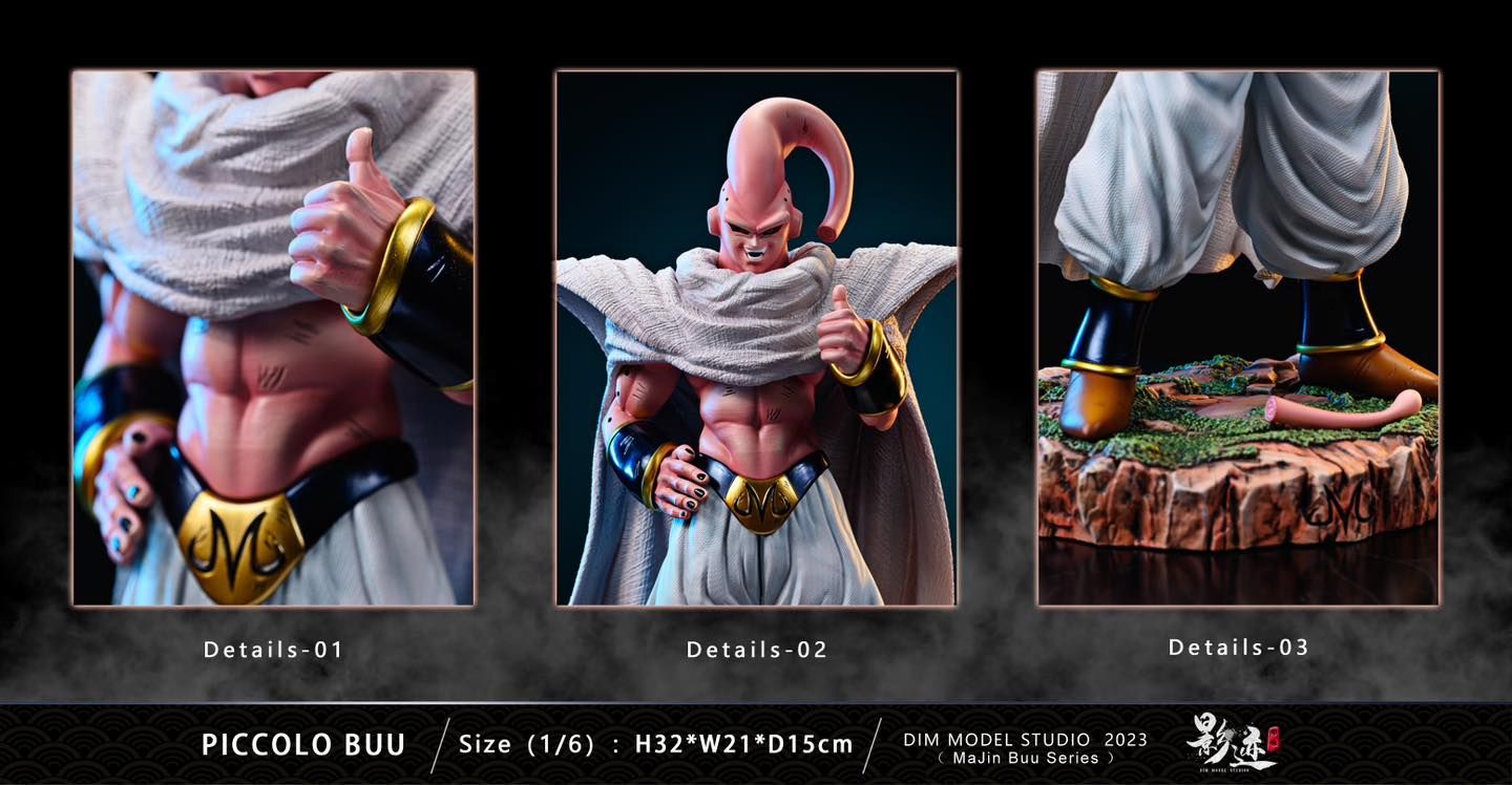 Figurine Dragon Ball Z - Majin Bu Absorbe Piccolo - 27 Cm - Statuette PVC
