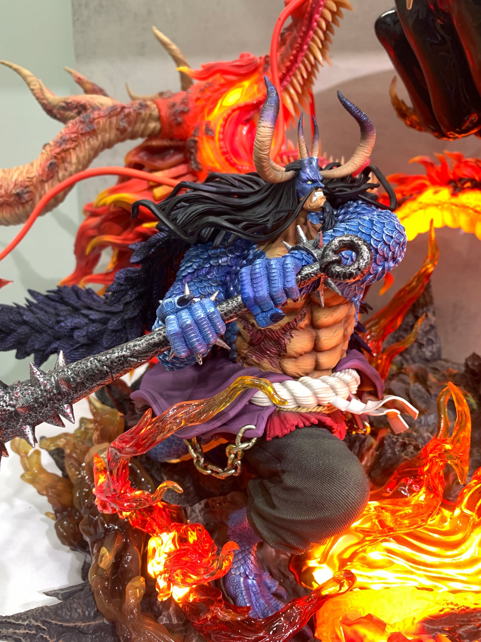 Nika Luffy vs transfur Kaido フィギュア One Piece Extra Large Collection Figures Nika Luffy Vs Kaido