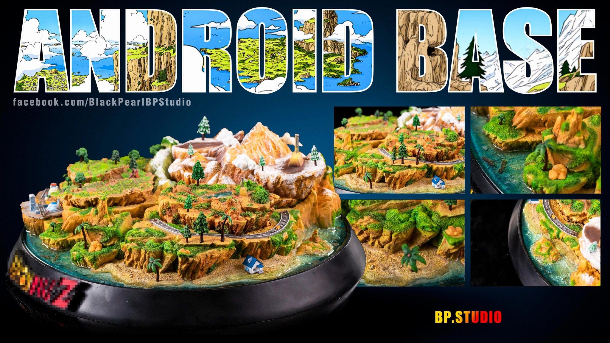 BP Studio - Base Android Saga - Dragon Ball – Flash Resin Shop