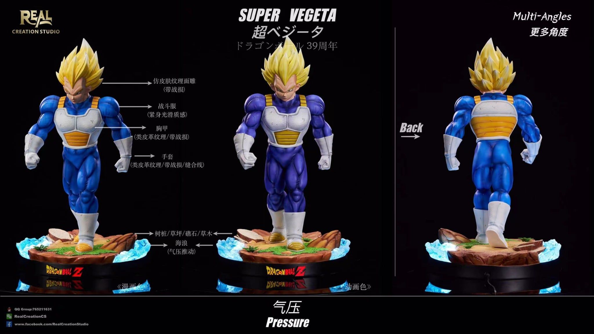 Real Creation Studio - Vegeta – Flash Resin Shop
