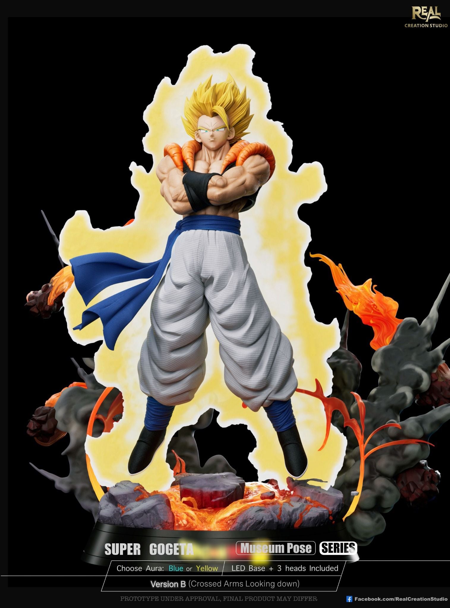 ゴジータ:BR シリアル アルティメットバトル Hưng Lâm Trần専用 Real Creation Studio - Gogeta - Dragon Ball – Flash Resin Shop