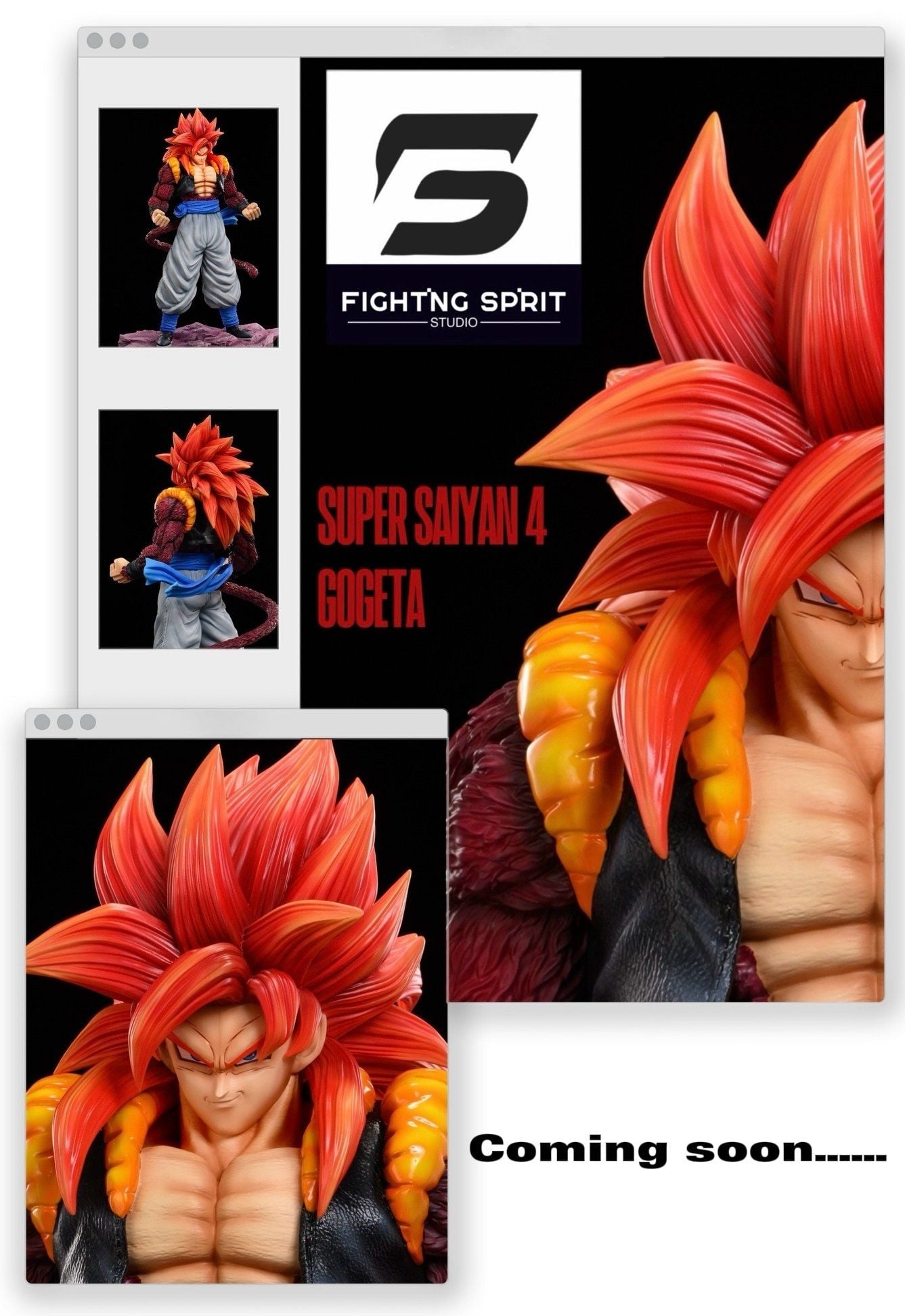 Fighting Sprit Studio - Gogeta SSJ4 - Dragon Ball – Flash Resin Shop