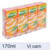 Sữa Yomost cam 180ml Vỉ 4 hộp