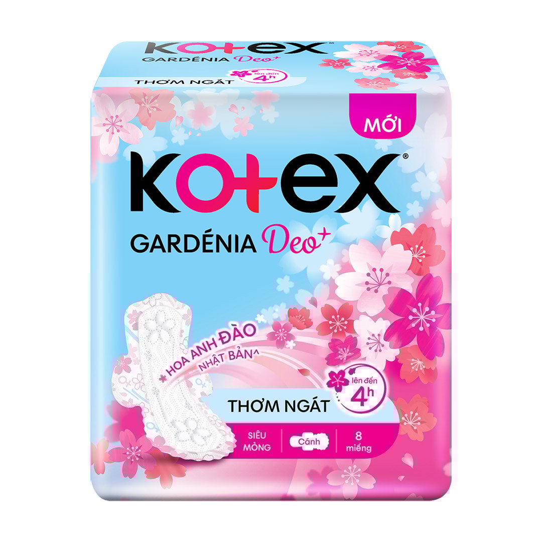 Băng vệ sinh Kotex hoa anh đào 8 miếng