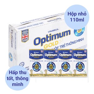 Thùng 48 hộp sữa uống dinh dưỡng Optimum Gold hộp 110ml