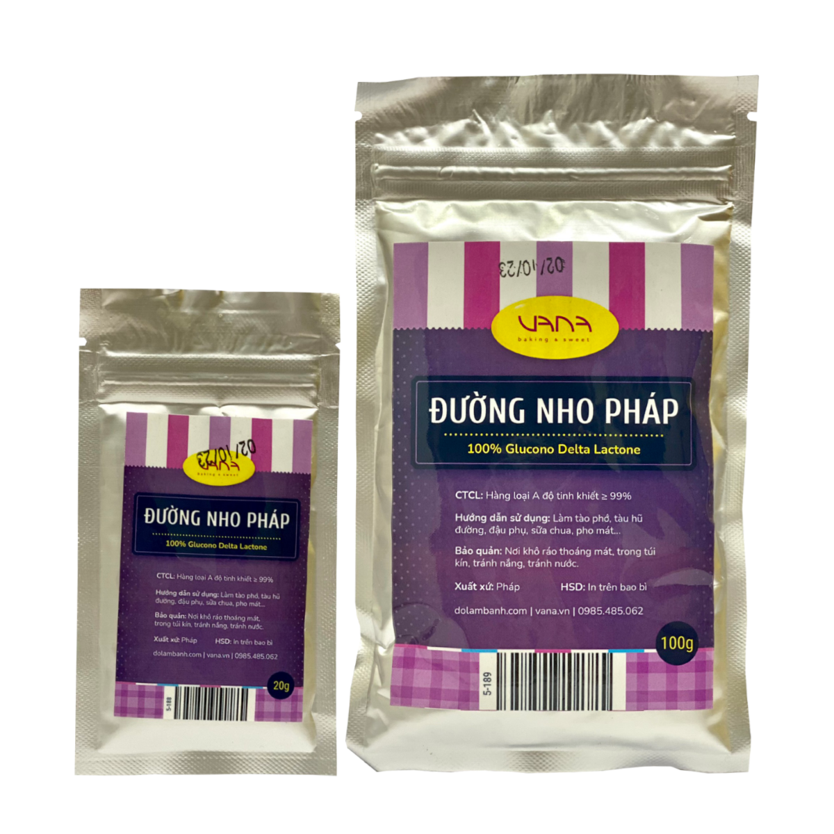 Đường nho Pháp 100g