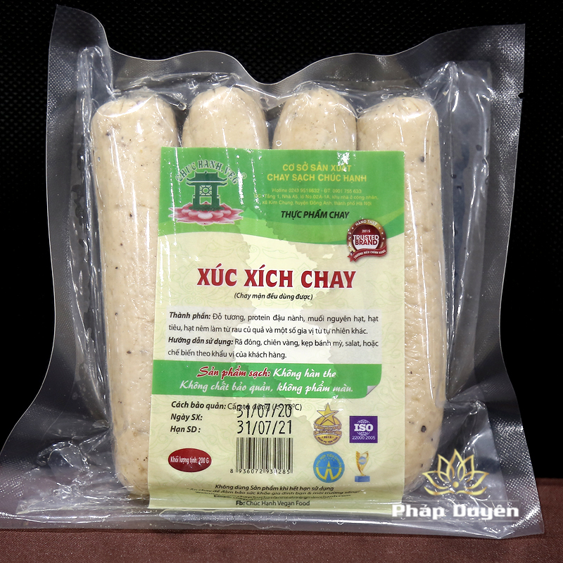 Xúc xích chay Chúc hạnh 200gr