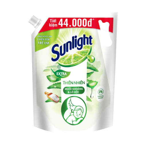 Nước rửa chén Sunlight túi chanh 3.4kg
