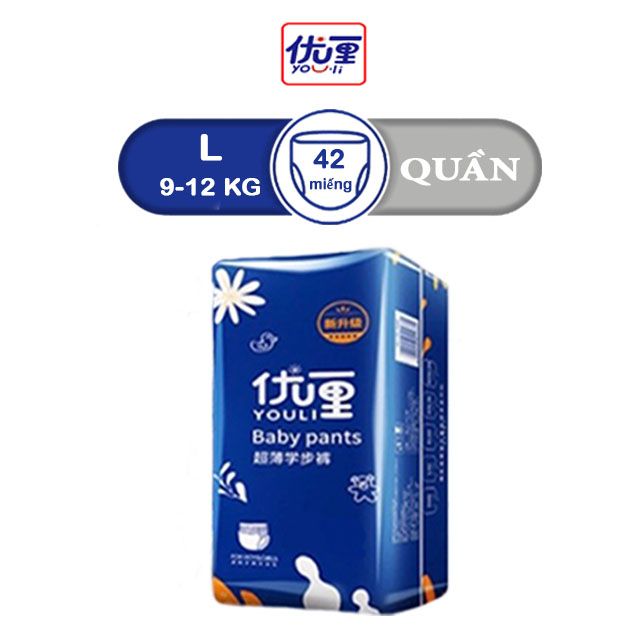 Bỉm tã quần YOULI L42 miếng115000
