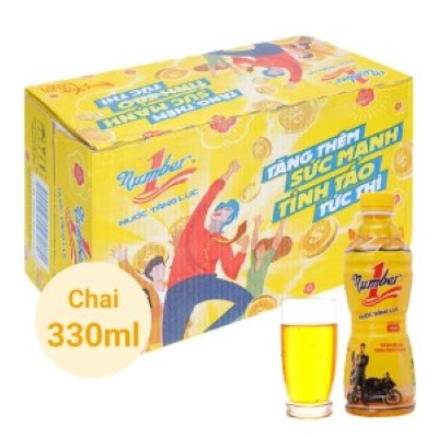 24 chai nước tăng lực Number1 330ml