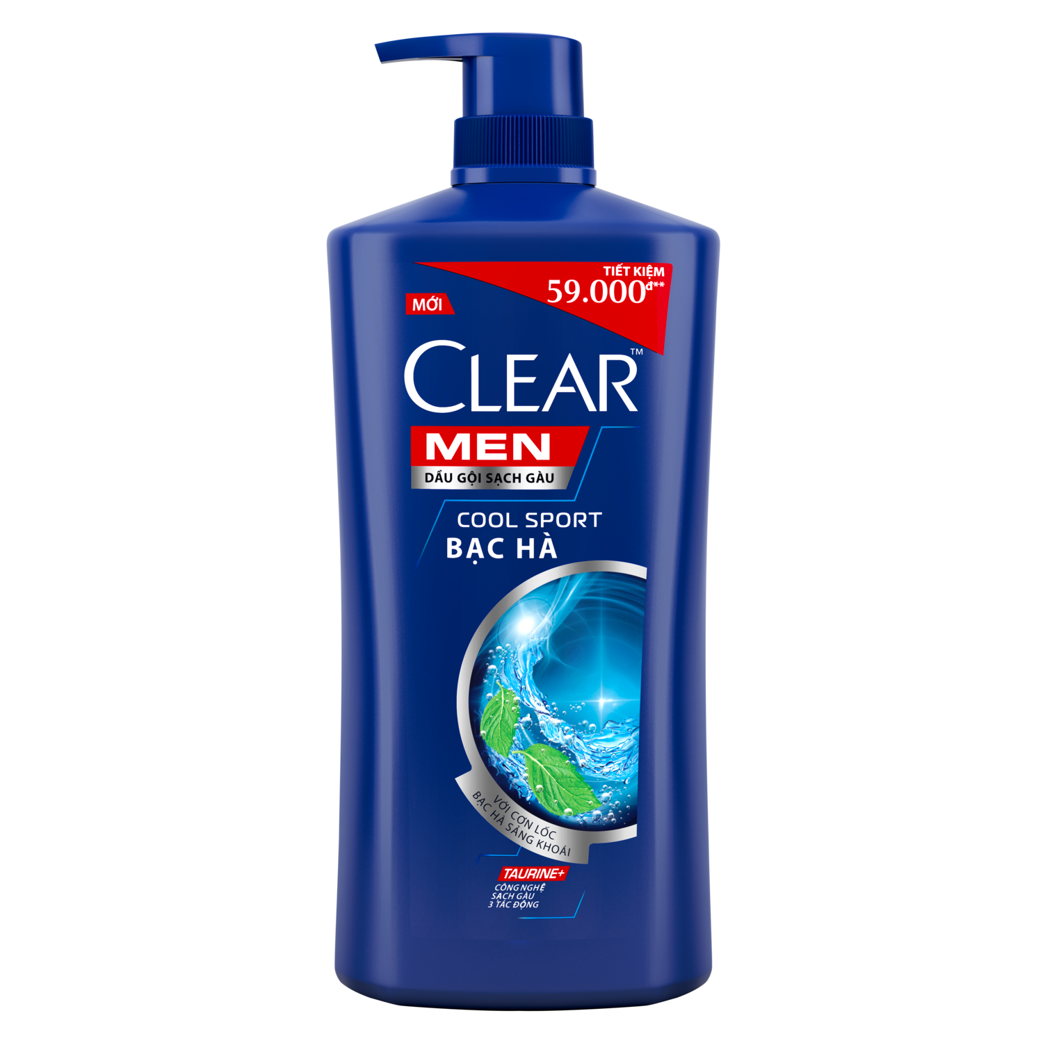 Dầu gội Clear Men 640g