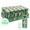 Thùng 24 chai nước ngọt 7 Up vị chanh