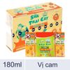 Sữa Kun Trái cây cam 180ml thùng 48 hộp