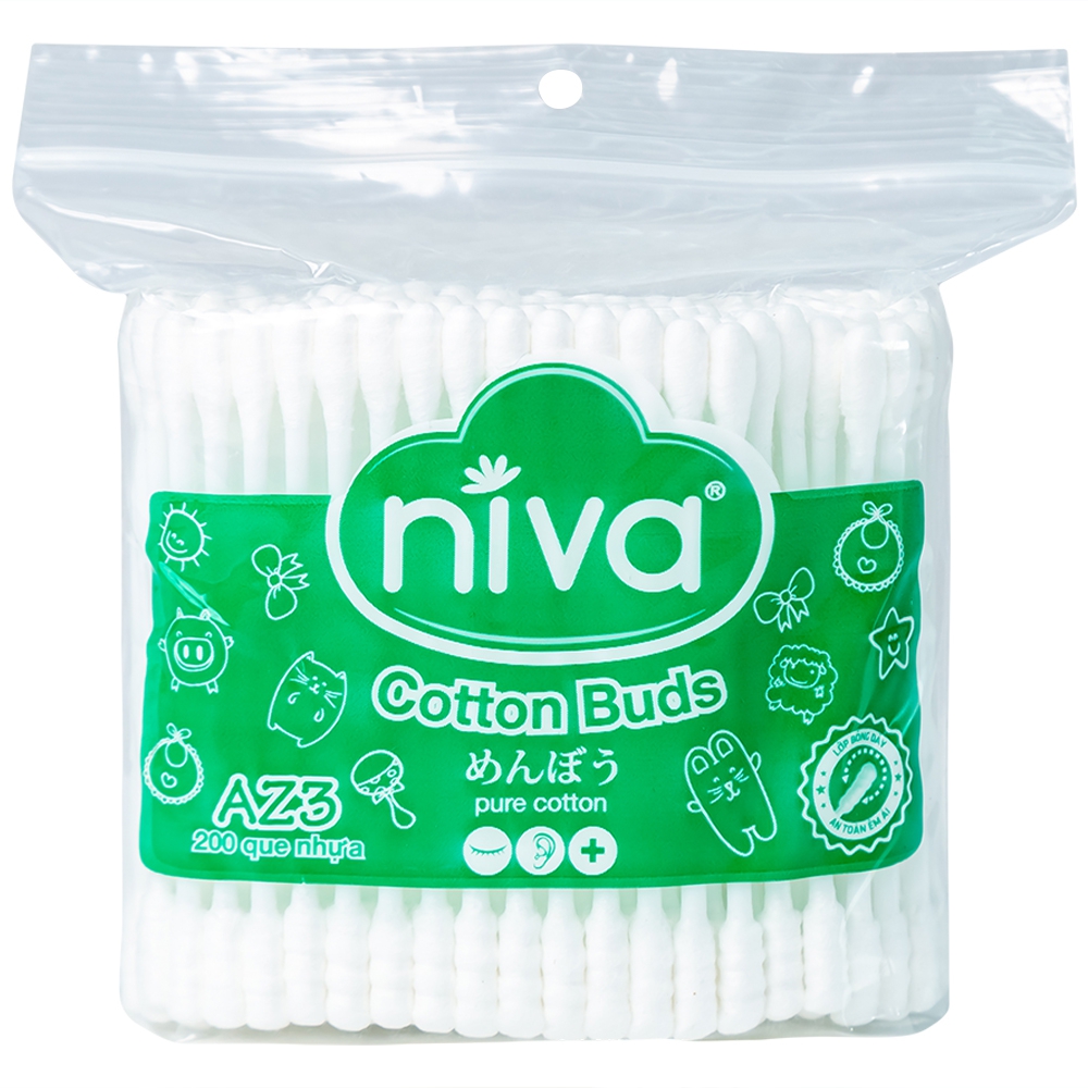 Tăm bông nivea 200 que nhựa