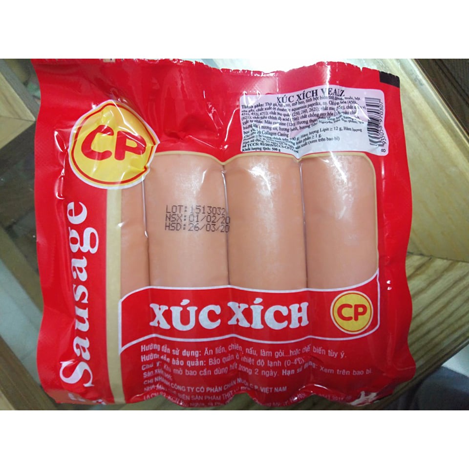 Xúc xích cp 8cái 500g
