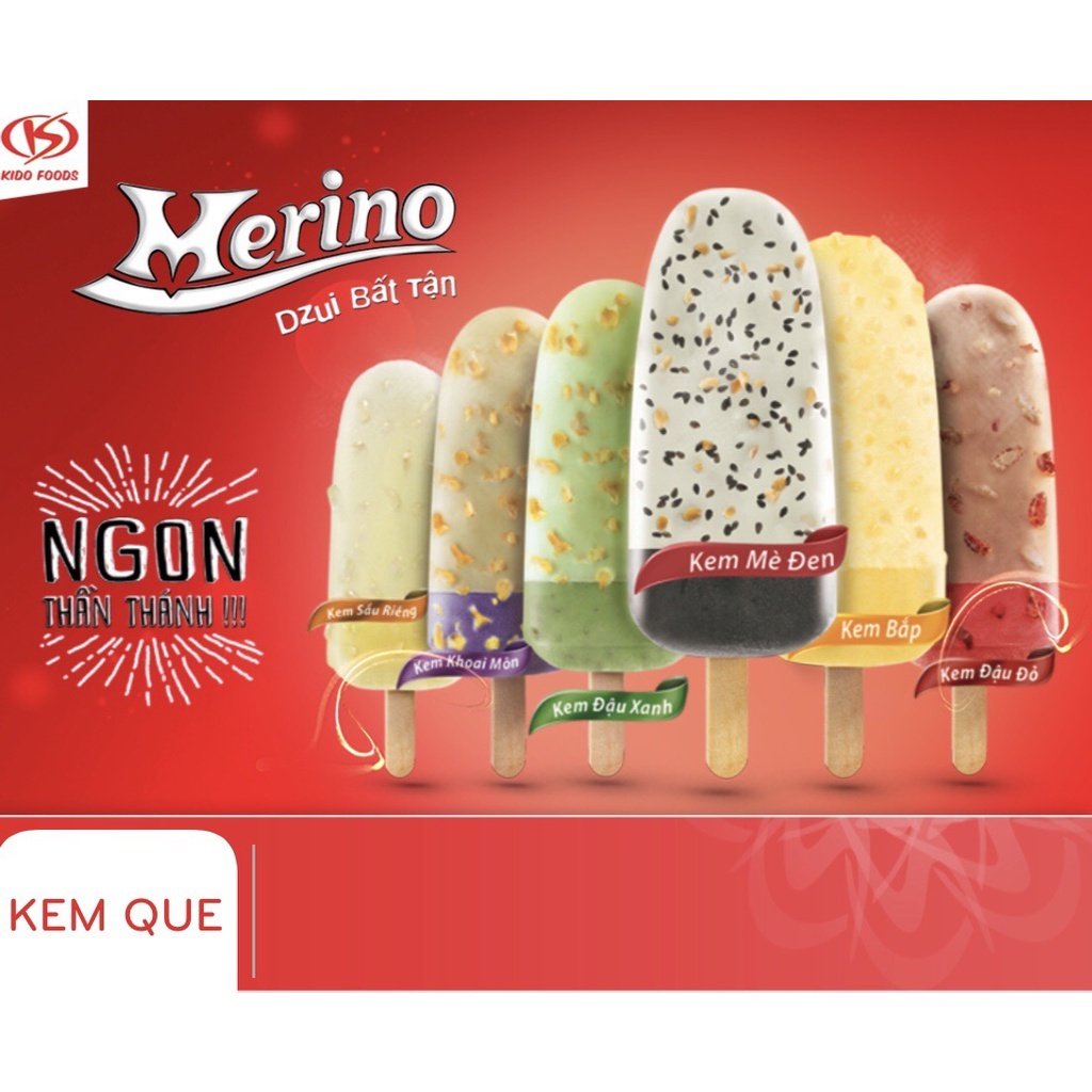 Kem que Merino X Các vị