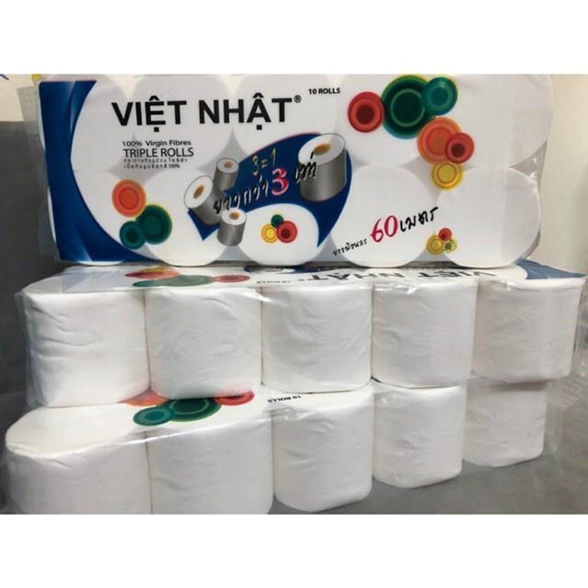 Giấy vệ sinh Việt Nhật 12 cuộn
