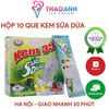 Kem 35 tràng tiền sữa dừa hộp 10 que