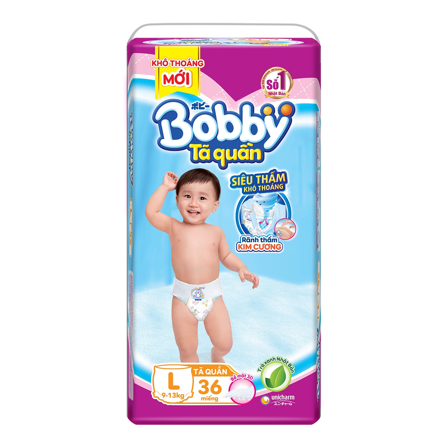 Bỉm tã quần L 36*6 miếng