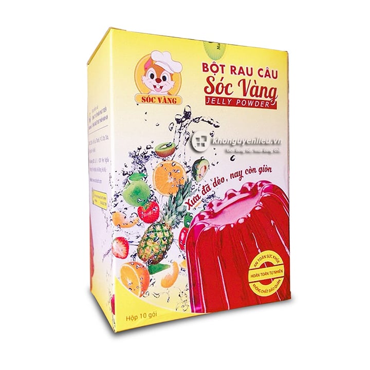 Bột rau câu sóc vàng 12gr