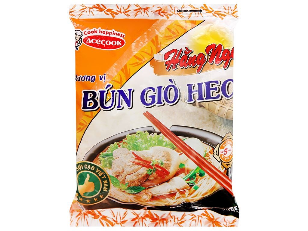 Bún hằng nga giò heo