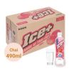 Thùng 24 chai nước trái cây Ice+ vị đào 490ml