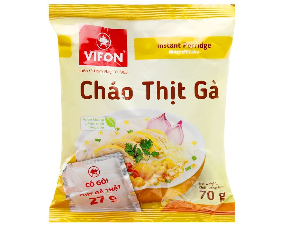  Cháo VIFON thịt gà 70g 