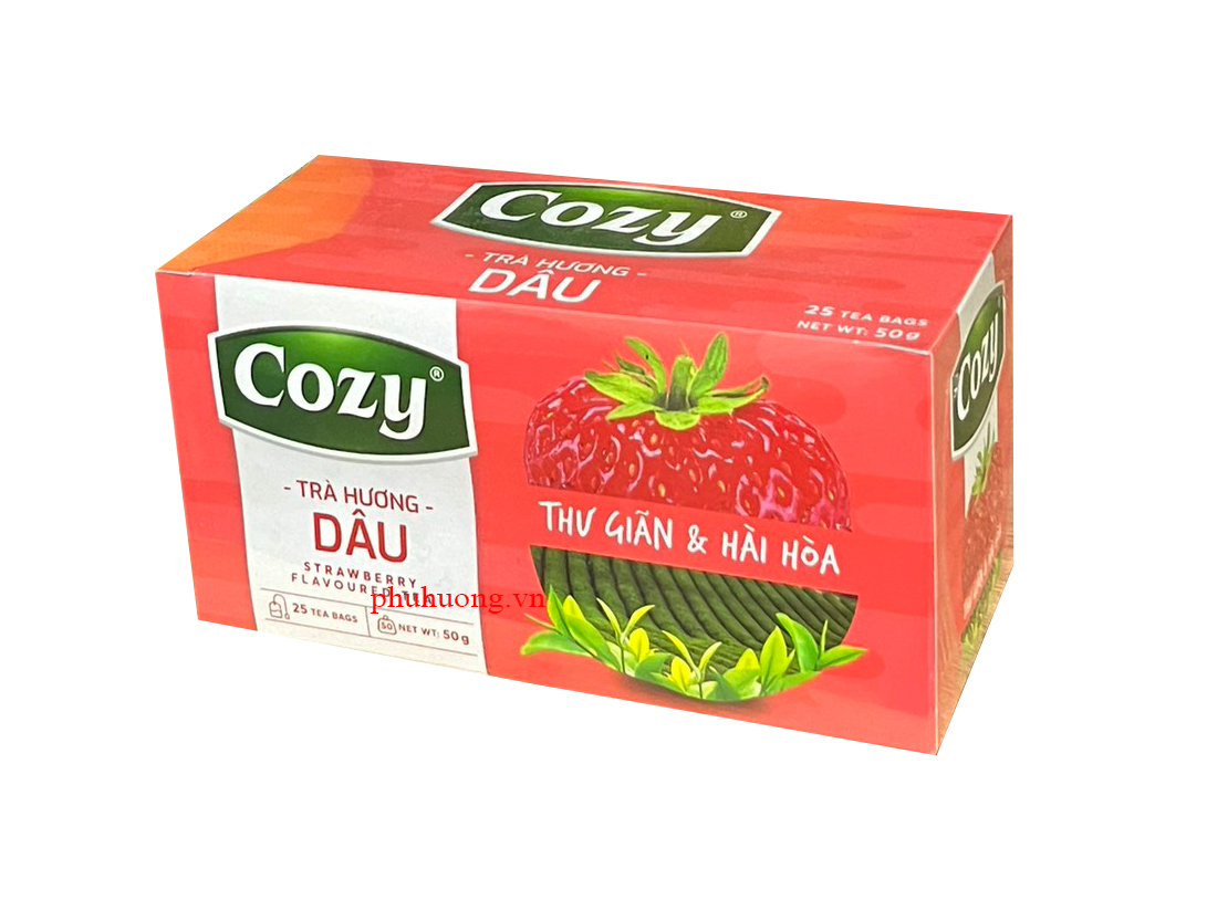 Trà Dâu Cozy túi lọc 20 túi